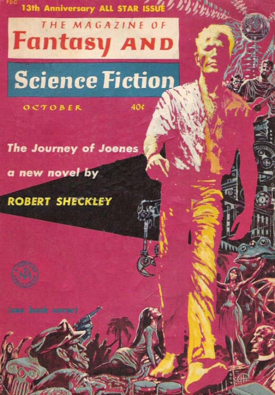 F And SF -Journey Of Joenes by Robert Sheckley